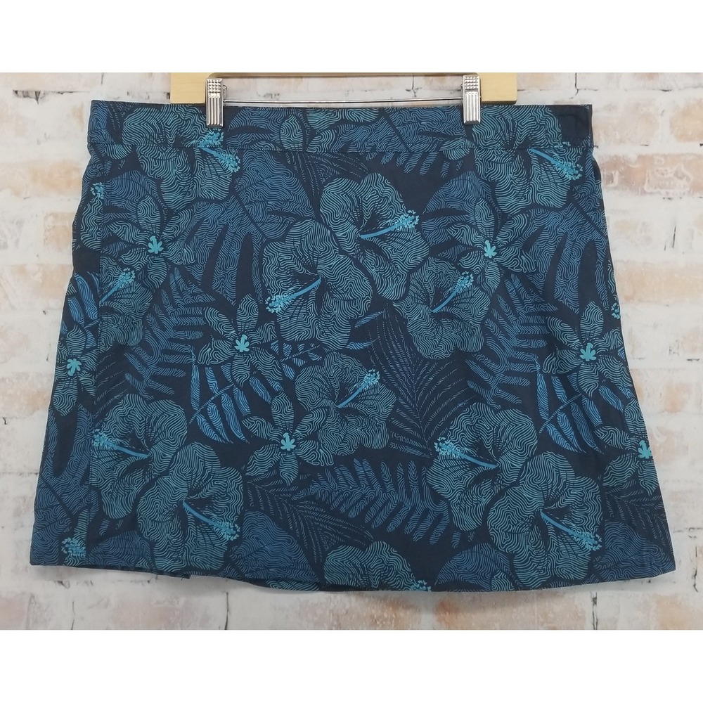 RipSkirt Maui Moonlight Water-Repellent Athletic Wrap Skirt Blue XXL Women's